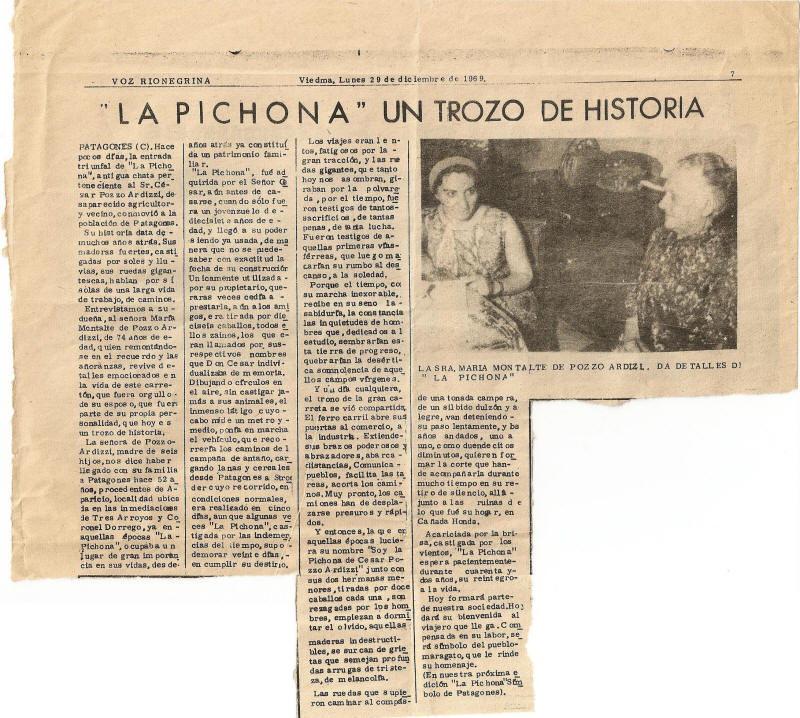 Nota: I carri di una volta